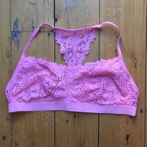 Pink Aerie Lace Bralette